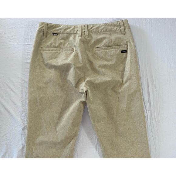 Rip Curl Mirage Boardwalks Lightweight Hybrid Chino Pants. Heather Brown, 32X32 - Picture 8 of 9
